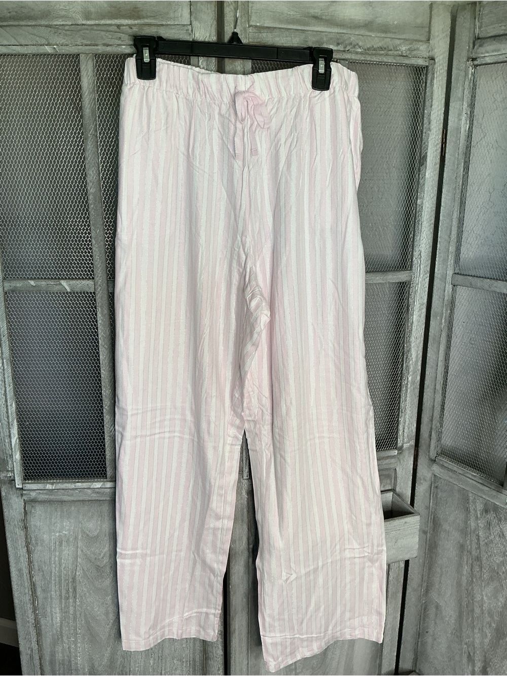 Light Pink Striped Lounge Pants